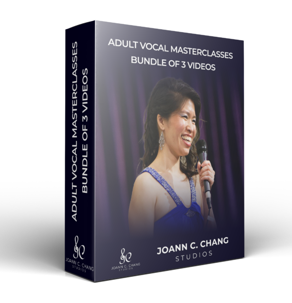 Adult Vocal Masterclasses - Bundle of 3 Videos